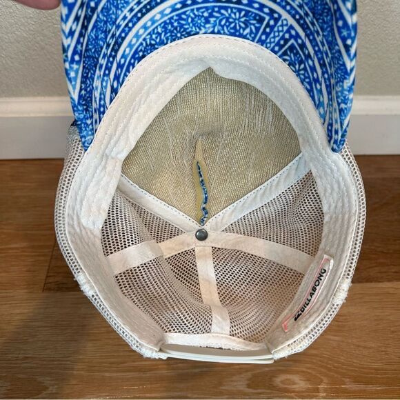 Billabong Blue Printed Mesh Snapback Women’s Hat - Picture 8 of 11
